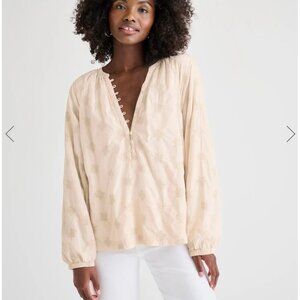 NWT Splendid 'Cheryl' Embroidered Blouse - XS